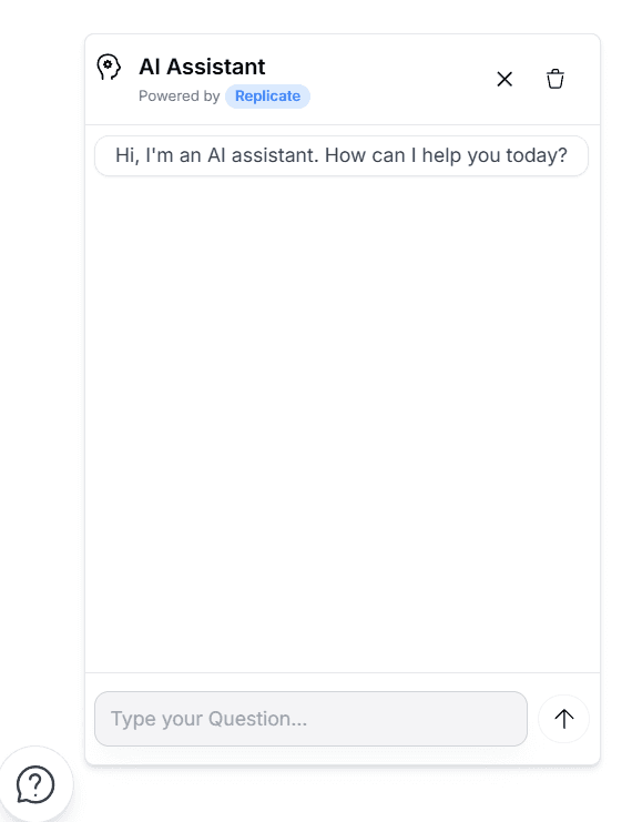 React Chat AI Widget